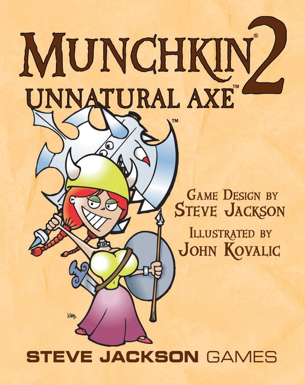 Munchkin 2 — Unnatural Axe Kortspel Rollspel