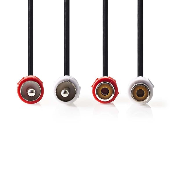 Miniatyrbild 2 av 2: Nedis CAGB24205BK50 ljudkabel 5 m 2 x RCA Svart