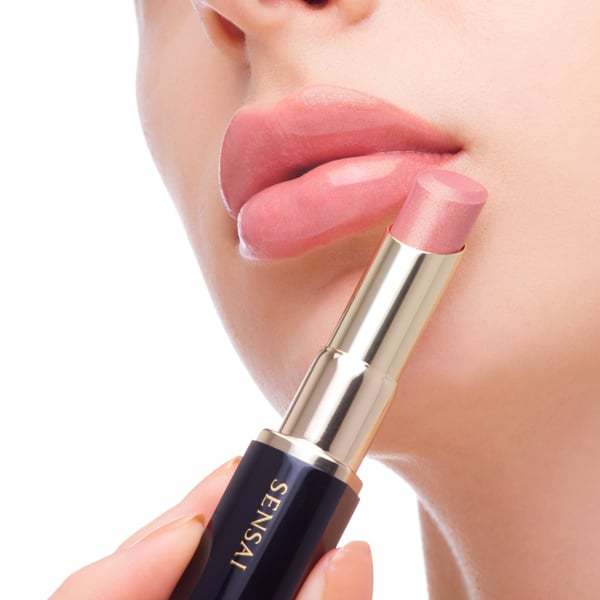 Sensai COLOURS Lasting Plump Lipstick (refill) 3,8 g LP07 Rosy Nude Glansigt