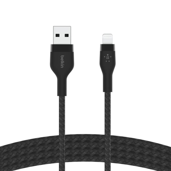 Miniatyrbillede 3 af 5: Belkin CAA010BT1MBK Lightning kabel 1 m Sort