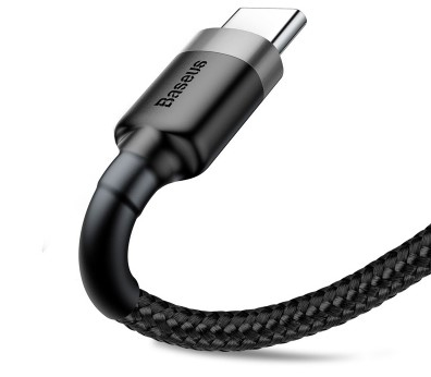 Baseus CATKLF-UG1 USB-kaapeli 3 m USB A USB C Musta