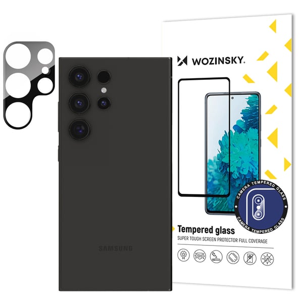 Miniatyrbillede 1 af 7: Wozinsky 5907769362798 Skærm og -bagsidebeskytter til mobiltelefon Beskyttelse af kameralinsen Samsung 1 stk