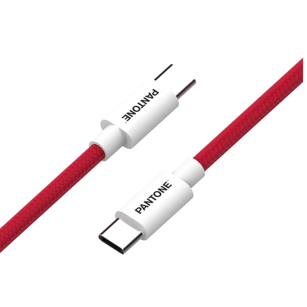 Pantone PT-CTC002-5R1 USB-kablar 1,5 m USB C Röd
