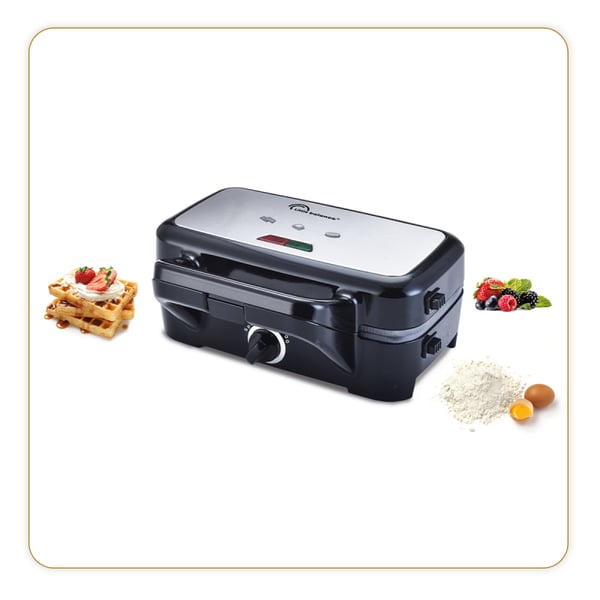 Miniatyrbillede 1 af 5: Little Balance Speed'n Mixt sandwichtoaster 1200 W Sort, Sølv
