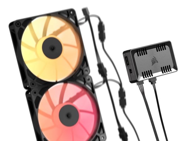 Miniatyrbillede 4 af 5: Corsair COMMANDER DUO Ventilator controller