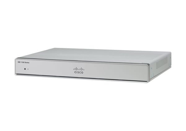 Pikkukuva 1 / 2: Cisco C1111-4P langallinen reititin Gigabitti Ethernet Hopea