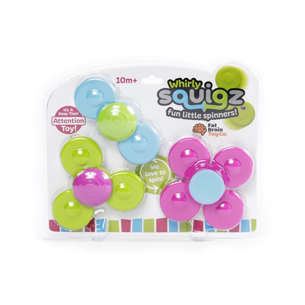 Fat Brain Toy Co. Whirly Squigz motorik legetøj