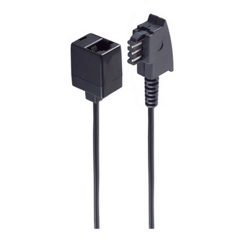 shiverpeaks BS71035 telefonkablar 0,2 m Svart