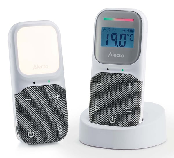 Alecto DBX140 babytelefon DECT babytelefon Grå, Hvid