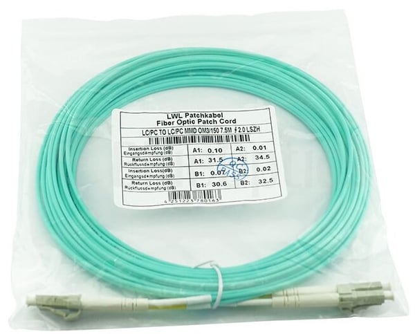 BlueOptics 050502K512000010M InfiniBand og fiberoptisk kabel 10 m 2x LC LC/APC Grøn