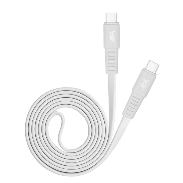 Miniatyrbillede 6 af 12: Rivacase PS6005 WT12 USB-kabel USB 2.0 2,1 m USB C 0,48 Gbit/sek. Hvid