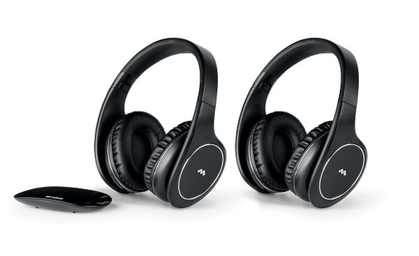 Meliconi HP Easy Digital Bundle Kuulokkeet Langallinen & langaton Pääpanta Micro-USB Musta