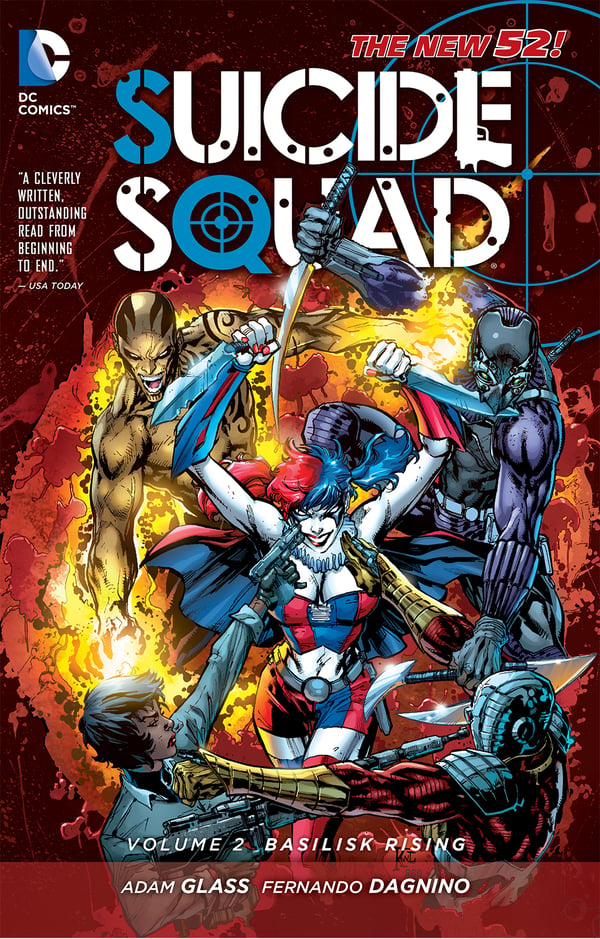 Suicide Squad Vol. 2: Basilisk Rising (The New 52) kirja Englanti 192 sivua Taskukirja Suicide Squad Vol. 2: Basilisk Rising (The New 52) kirja Englanti 192 sivua Taskukirja