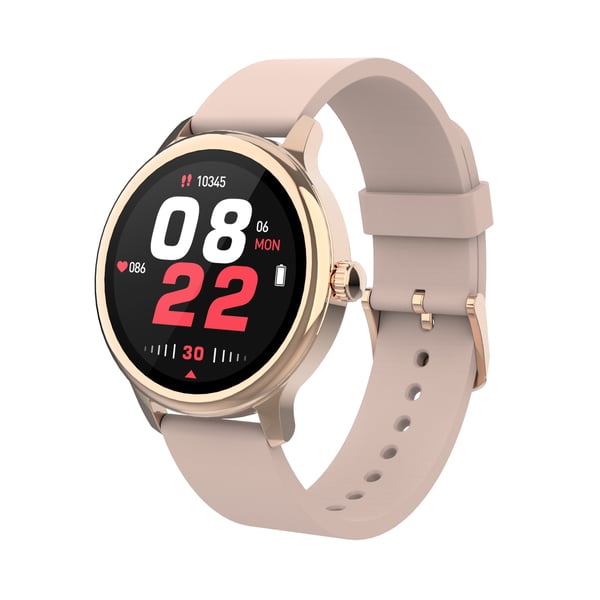 Pikkukuva 2 / 14: DCU Advance Tecnologic 34157090 Äly- ja urheilukello 3,07 cm (1.21") LCD 39 mm Digitaalinen 240 x 240 pikseliä Kosketusnäyttö Kulta Kunnostettu
