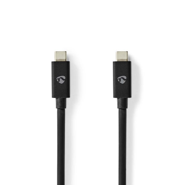 Miniatyrbillede 1 af 3: Nedis CCGL66040BK10 USB-kabel USB4 Gen 3x2 1 m USB C