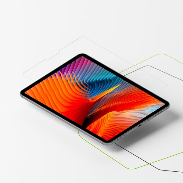 Pikkukuva 2 / 9: Green Cell GL67 tabletin näytönsuoja Kirkas näytönsuoja Apple 2 kpl