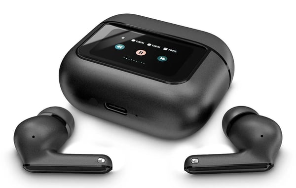 Pikkukuva 7 / 8: Energy Sistem Display ANC Kuulokkeet True Wireless Stereo (TWS) In-ear Puhelut/Musiikki USB Type-C Bluetooth Musta