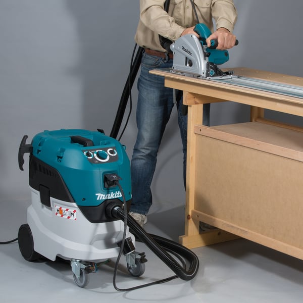 Miniatyrbild 3 av 3: Makita VC4210M dammsugare 34 l Trummdammsugare Torr&våt 1200 W Kombinationsspis