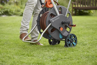 Gardena AquaRoll L Easy Korikela Ohje Musta, Sininen, Oranssi