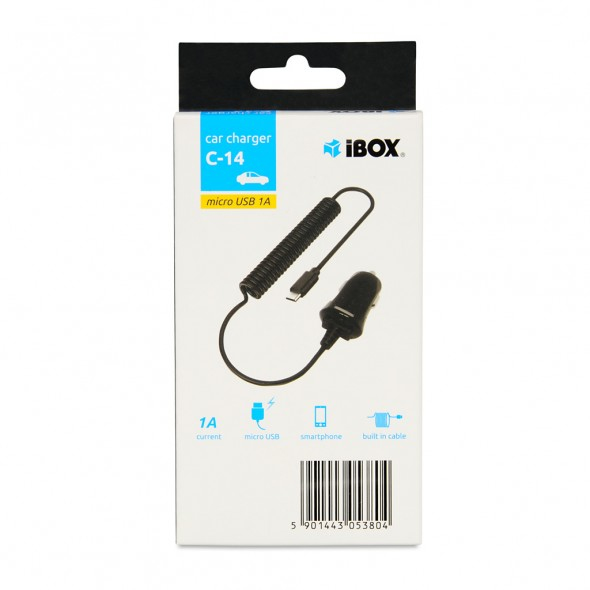 Miniatyrbillede 2 af 3: iBox ICC14MB oplader til mobil enhed Smartphone Sort Cigartænder Automatisk