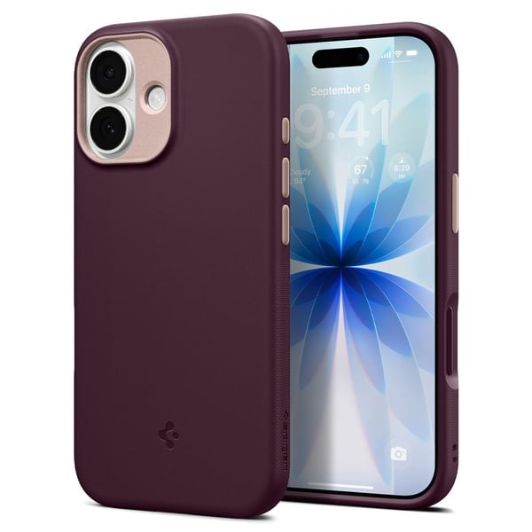 Spigen ACS10365 mobiltelefonfodral 16 cm (6.3") Hårt fodral Burgundisk