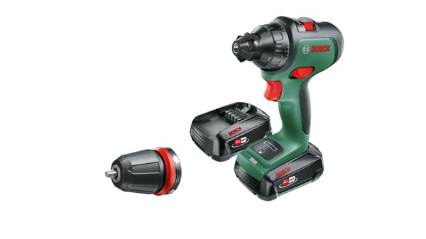 Bosch AdvancedDrill 18 1350 rpm Nøglefri 1 kg Sort, Grøn