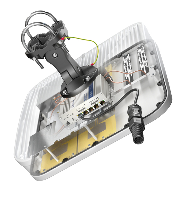 QuWireless AX12M antenne Retningsbestemt antenne PoE/LAN 6 dBi