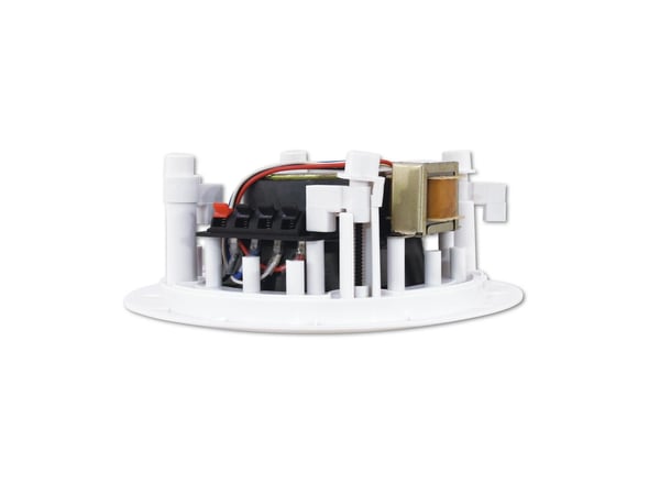 Omnitronic 80710210 högtalare Full range Vit Kabel 5 W