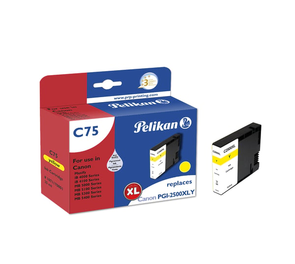 Pelikan C75 Yellow bläckpatroner 1 styck Original Hög (XL) avkastning Gul