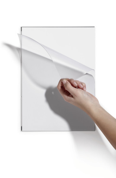 Miniatyrbild 3 av 4: Durable 487419 magnetisk ram A4 Transparent