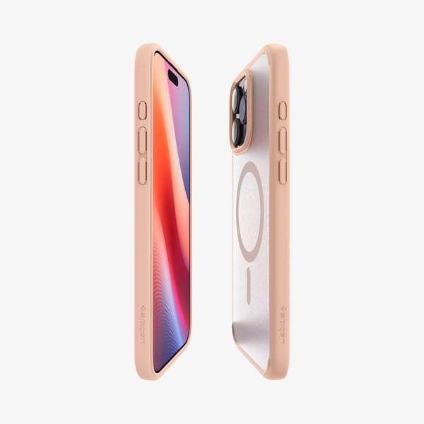 Spigen Ultra Hybrid (MagFit) mobiltelefon etui 17,5 cm (6.9") Cover Rose, Transparent