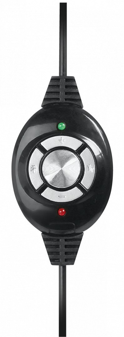 Media-Tech EPSILION USB MT3573 Hovedtelefoner Ledningsført Headset Opkald/musik Sort