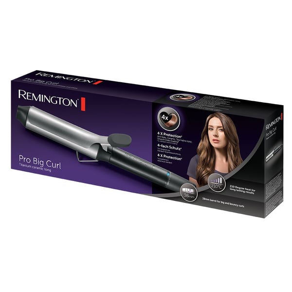 Miniatyrbillede 3 af 7: Remington Pro Big Curl Krøllejern Varm Sort, Grå