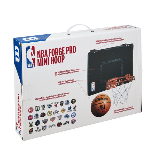 Miniatyrbild 6 av 7: Wilson WTBA3001FRGNBA basketbollkorg Svart Stål Inomhus / utomhus