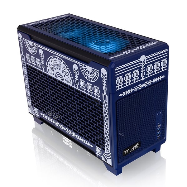 Pikkukuva 5 / 6: Thermaltake TR100 Koralie Edition Cobalt Blue Mini Tower Sininen