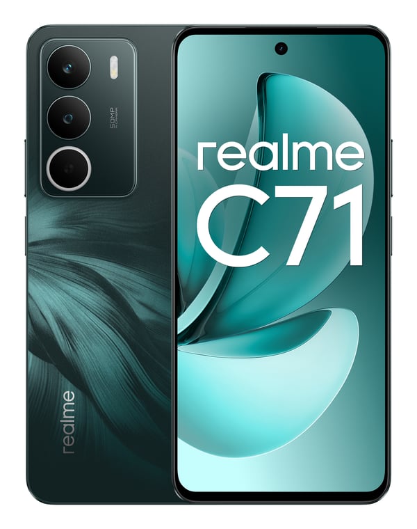 Miniatyrbillede 2 af 9: Realme C71 Forest Owl - Smartphone - 256 GB