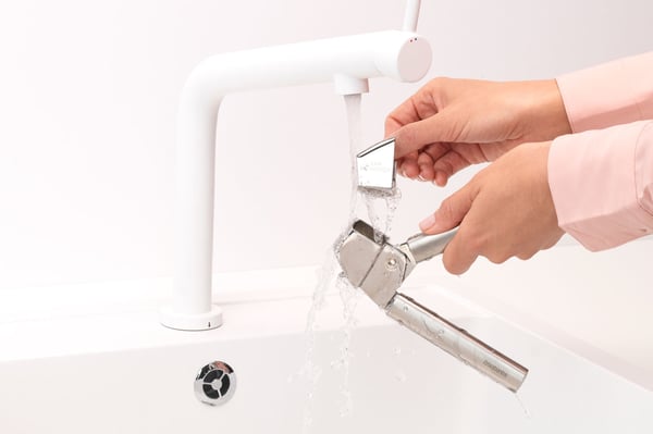 Miniatyrbillede 3 af 6: Brabantia 250309 hvidløgspresser Rustfrit stål Håndtag til hvidløgspresser