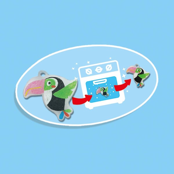 Pikkukuva 2 / 5: SES Creative Shrink film - Keychains