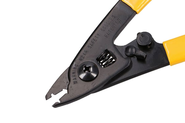 Extralink FIBER OPTIC STRIPPER CFS-2, 0.9MM, 0.125MM kabelstripper Gul