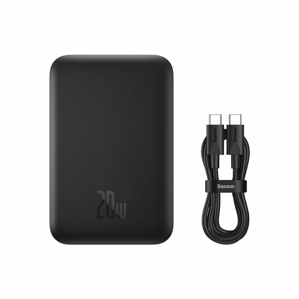 Baseus P10059002113-00 powerbank 6000 mAh Trådløs opladning Sort