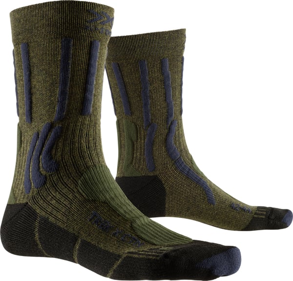 X-SOCKS TREK X CTN Hanstik Crew sokker Blå, Grøn X-SOCKS TREK X CTN Hanstik Crew sokker Blå, Grøn