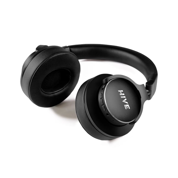 Niceboy HIVE 3 Aura ANC Headset Kabel & trådløs Opkald/musik Bluetooth Sort