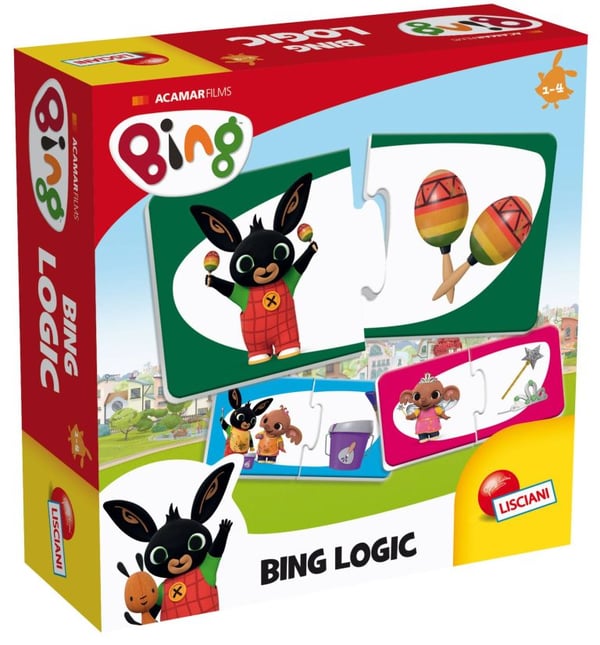 Miniatyrbillede 1 af 2: Lisciani Bing Games - Bing Logic Brætspil Indlæring