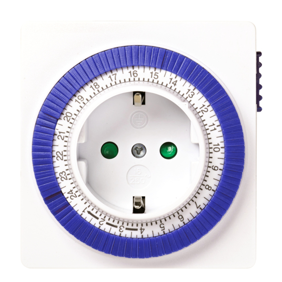 Pikkukuva 1 / 4: Silver Electronics 49402 sähköinen ajastin Sininen, Valkoinen Päivittäinen ajastin