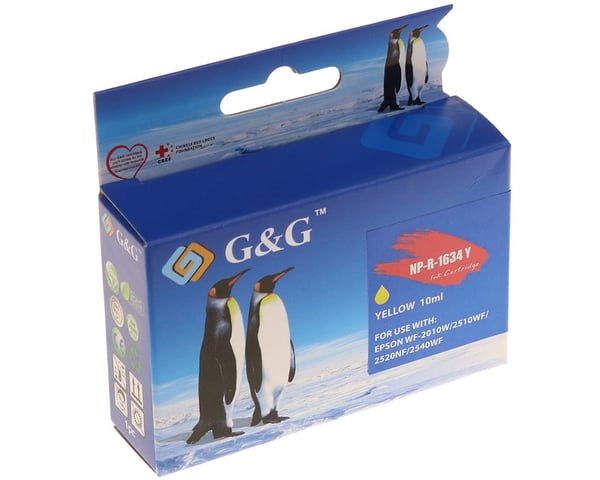 G&G NP-R2-1634Y blækpatron 1 stk Kompatibel Gul