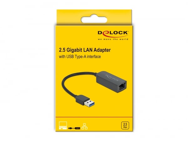 Pikkukuva 2 / 2: DeLOCK 66646 kaapelin sukupuolenvaihtaja USB 3.2 Gen 1 RJ45 Musta