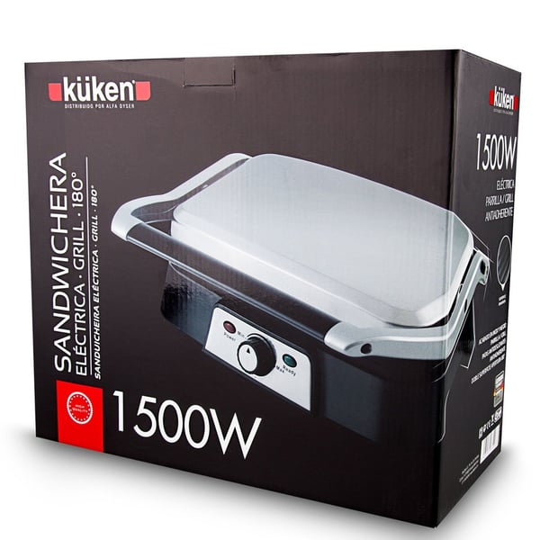 Miniatyrbillede 2 af 4: Küken 33496 sandwichtoaster 1500 W