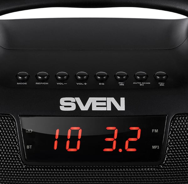 SVEN PS-460 Kannettava ja juhlakaiutin Kannettava monokaiutin Musta 18 W