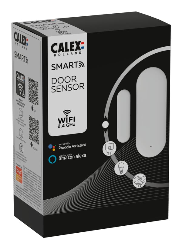 Miniatyrbillede 2 af 4: Calex 429215 dør/vindue sensor Trådløs Dør/vindue Hvid
