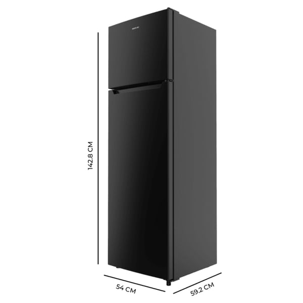 Cecotec 02134 køle-/fryseskab Fritstående 261 L Sort